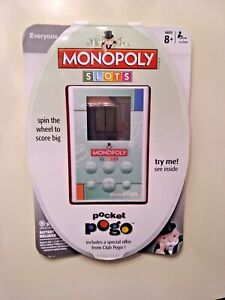 Monopoly Slots - Pocket Pogo Electronic Handheld Game NEW Sealed Package