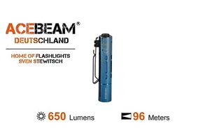 EDC Lampe AceBeam Rider RX EDC mit 650 Lumen in blau - Bild 1 von 15