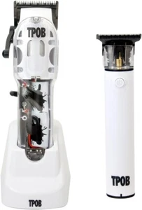 Bausatz Barbería TPOB Splatt 2 - Cortapelos + Recortadora 6800 U/min, 6 Peines Blancos - Bild 1 von 9