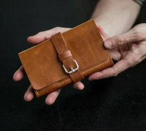 Leather watch roll, Travel watch roll, watch pouch, Watch case, watch storage - Picture 1 of 9