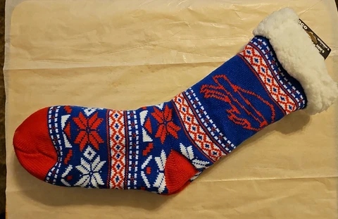 Buffalo Bills Unisex  Footy Slipper Socks Men Size 5-9 Women Size 6-10 Cover