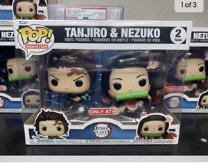 ¡NUEVO FUNKO POP! PAQUETE EXCLUSIVO DE 2 DEMON SLAYER TANJIRO & NEZUKO TARGET *¡ENVÍO AHORA*! - Imagen 1 de 1