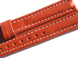 ZENITH CALF BAND STRAP BROWN 14 MM 68/105 NEW Z14-02 - Picture 1 of 5