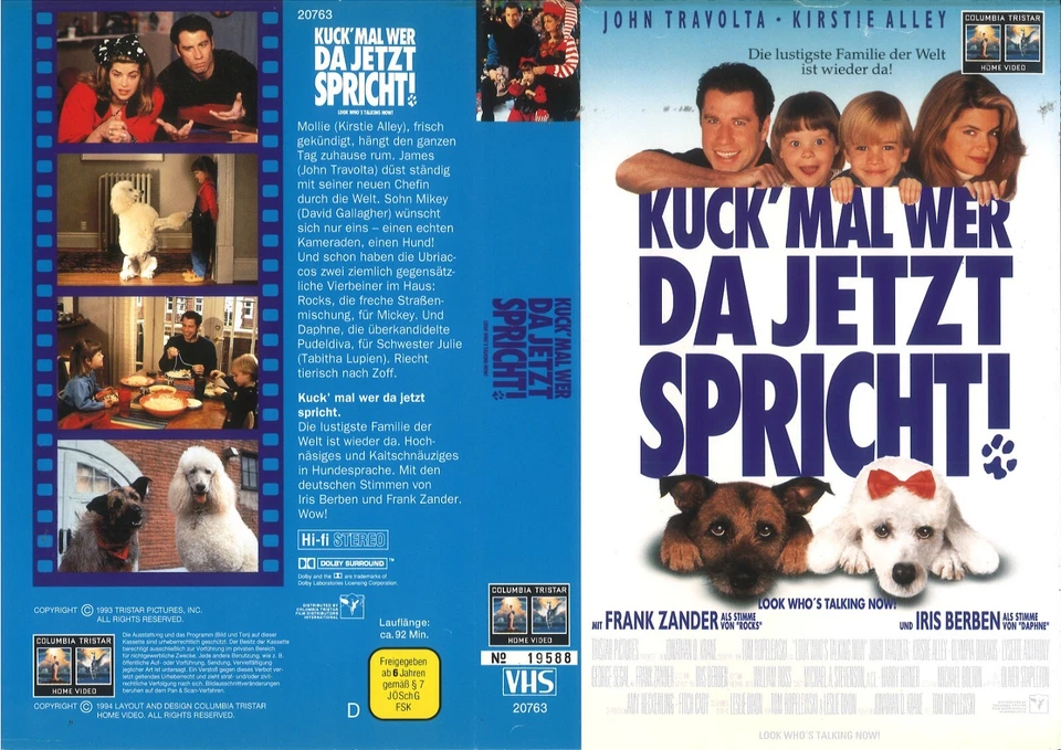 KUCK' MAL WER DA JETZT SPRICHT (1) / ORIGINAL GERMAN VIDEO SLEEVE / COLUMBIA TRI - Image 1 of 1