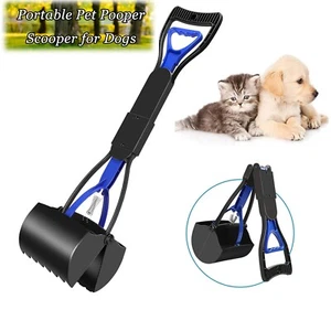 New Non-Breakable Pet Dog Pooper Scooper with Handle Pooper Scooper Waste Pick - Picture 1 of 11