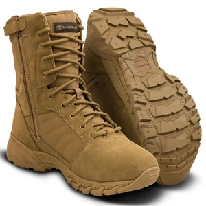 Smith & Wesson Men's 810203 Breach 2.0 8" Side Zip Coyote Tactical Boots Shoes - Picture 1 of 1