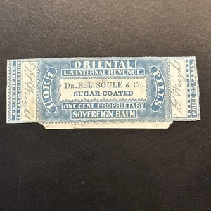 Us #RS227a…1 cent Dr. E. L. Soule & Co. Syracuse Wrapper - Used Ng - Picture 1 of 2