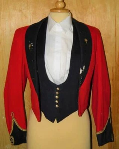 Vintage Meyer & Mortimer Military Welsh Guards Evening Jacket & Waistcoat -36"C - Picture 1 of 12