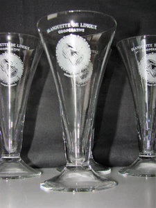 Alte Schale Blanquette de Limoux - Glas Flöte Champagner - Antik Französisch - Bild 1 von 7