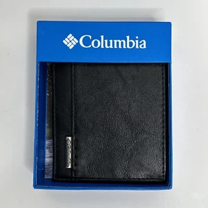 Cartera de cuero negra Columbia para hombre modelo 31CP220081 **NUEVA EN CAJA** **PRECIO DE VENTA SUGERIDO POR EL FABRICANTE $38** - Imagen 1 de 8