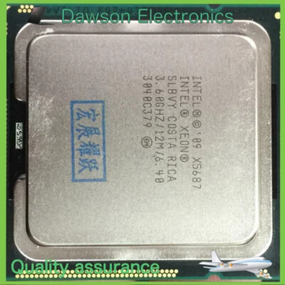 Intel Xeon Processor X5687 Quad-Core LGA1366 12MB /3.6GHz Desktop CPU - Image 1 of 3