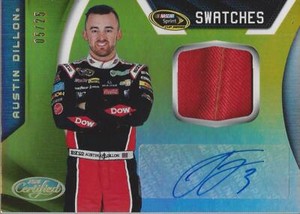 2016 Certified Sprint Cup Signature Swatches Mirror Gold Austin Dillon Auto /25