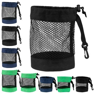 Portable Golf Training Ball Net Bag Mesh Storage Organizer Holder Nylon Pouch - Picture 1 of 20