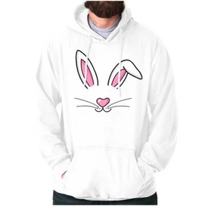 Cute Easter Bunny Rabbit Halloween Costume Womens Hooded Sweatshirts Hoodies - Picture 1 of 7