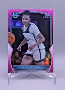 2023 Bowman U Chrome #43 JuJu Watkins 1st Bowman Pink Refractor K022 - Picture 1 of 2