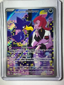 Team Rocket's Murkrow 200/182 Sv10: Destined Rivals Holo - Picture 1 of 2