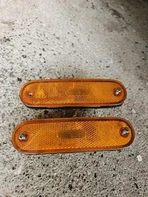 Luces de lámpara de señalización lateral naranja para parachoques delantero Mazda Miata 1999-2005 izquierda derecha OEM Foto 1 de 3