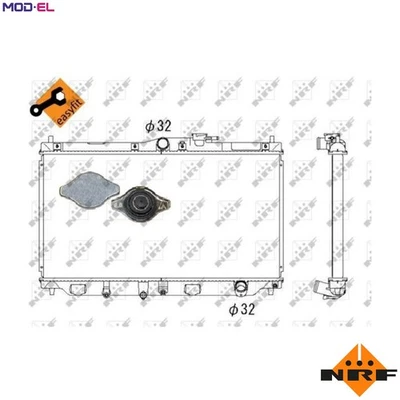 RADIATOR ENGINE COOLING 507728 FOR F18A2KB 1.8L F22A3/F22A7 2.2L F20A2 2.0L - Image 1 of 4