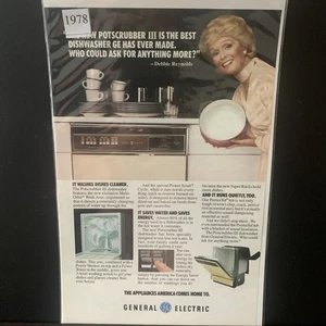 Vintage 1978 General Electric Ge Potscrubber III Ad Advertisement - Picture 1 of 2