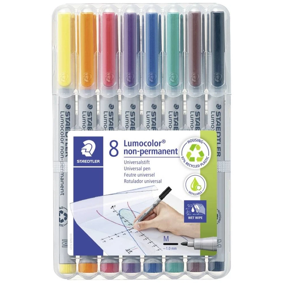 Staedtler Lumocolor 315 Wp8 Universalstift Non-permanent Schnelltrocknend