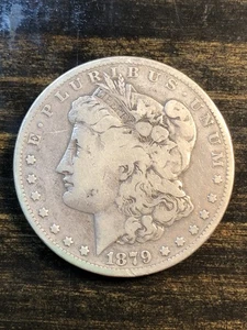 1879-S Rückseite von '78 (zweite Rückseite) Morgan Silber Dollar - Bild 1 von 5