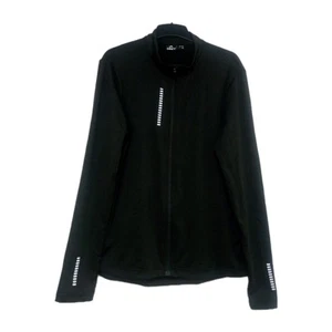 CRIVIT Cycling Running Tracksuit Top Track Jacket XL Slim/M Reg Black Full Zip - Picture 1 of 7