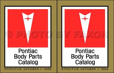 Pontiac Master Body Parts Book 1963 1964 1965 1966 1967 Illustrated Catalog - Image 1 of 4