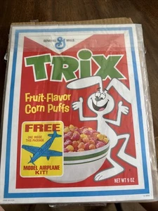 New Lithograph 1981 TRIX cereal box Advertisement - Picture 1 of 4
