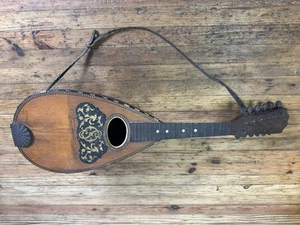 Antique Oscar Schmidt 12 String Mandolin Bowl Back For Parts or Repair - Picture 1 of 16