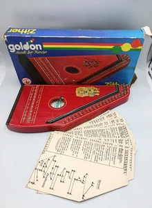 Goldon Musima Kinder Zither Musik Noten Markneukirchen DDR 25.05. 1989 OVP - Bild 1 von 21