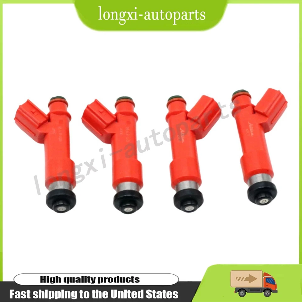 4x Inyectores de combustible para Toyota Corolla 1,8 L 1998-2008 y Matrix 1,8 L 2003-2008 Foto 1 de 4