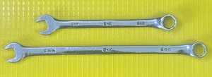 2 SK Tools (88508 8mm Long) & (88308 Short) Both 12pt SuperKrome Combo Wrenches - Bild 1 von 13