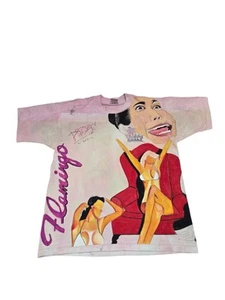 Handgezeichnetes Vintage 1 von 1 T-Shirt bemalt Herren L Original Artwork Buddy Holly - Bild 1 von 8