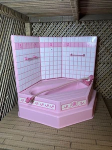 Vintage 1980’s Barbie Sweet Roses Bath Tub Only - Bild 1 von 7
