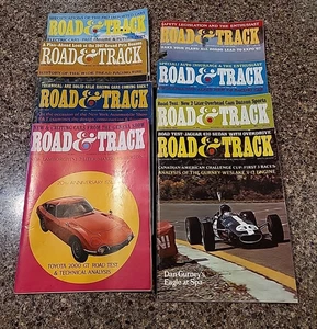 Road & Track Magazin 1967 Lot 8 Vintage Shelby Challenger - Bild 1 von 9