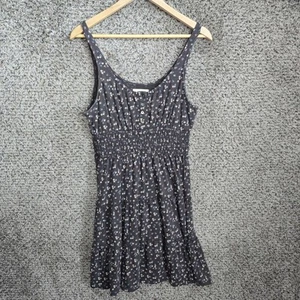 Abito donna marca Lucky piccolo grande stampa floreale boho senza maniche mini casual - Foto 1 di 7