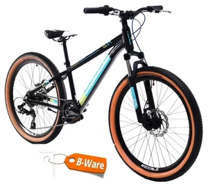 24 Zoll ALU Mountainbike Capriolo LC240 2D FS, Shimano 7G - black blue, B-WARE - Bild 1 von 11