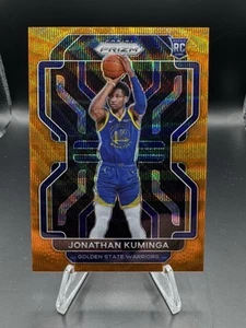 Jonathan Kuminga 2021-22 Prizm Orange Wave #307 Rookie/60 - Imagen 1 de 4