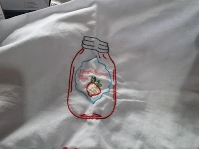 Finished Embroidery Hand Towel 17x28 White - Image 1 of 2