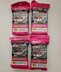 2020 Rookies & Stars Fat Pack Lot Of 4 - New & Sealed - Burrow Herbert Hurts Tua - Picture 1 of 2