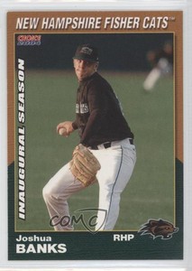 2004 Choice New Hampshire Fisher Cats Josh Banks Joshua Banks #17