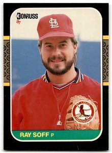 1987 Donruss Ray Soff Rookie St. Louis Cardinals #631