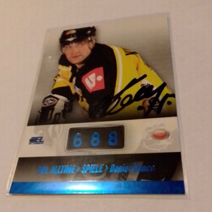 DEL 08/09 Alltime Spiele signiert Daniel Kunce