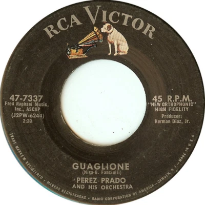 Perez Prado And His Orchestra – Guaglione / Paris 45 Rpm Record  Foto 1 de 2