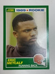 🏈 1989 Score Football Base Card Rookie #259 Eric METCALF 🏈 - Picture 1 of 2