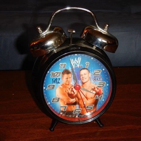 Cena & MIZ  WWE Wrestling  Collectors Classic Alarm Clock Cover