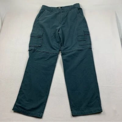 Rue 21 Guys Pants Mens 36x34 Cargo Convertible Zip Off Outdoor Hiking 90's - Image 1 of 4