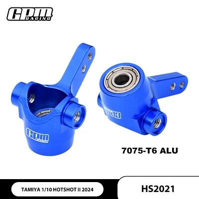 GPM 7075 Alu Front Axle Knuckle Larger Bearings For TAMIYA 1/10 Hotshot II 2024 - Image 1 of 4
