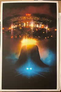 Enge Begegnungen der dritten Art Film Kunst Poster Original Kunstwerk Spielberg - Bild 1 von 5