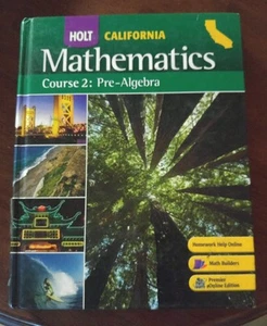 Holt Mathematik Kurs 2 Voralgebra 7. Klasse 7 MATHEMATIK AUSGEWÄHLTE ANTWORTEN sehr gut - Bild 1 von 2